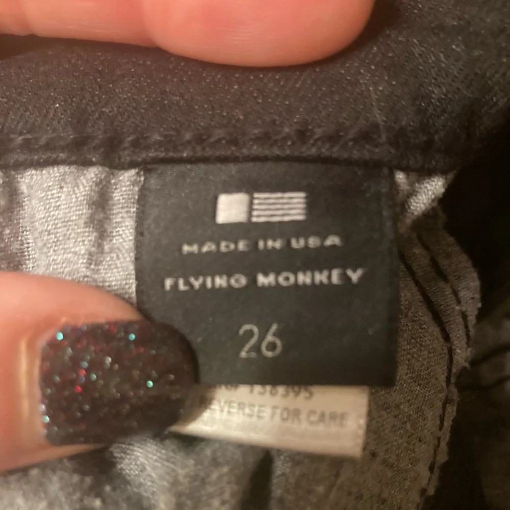 Flying Monkey High Rise Black Jeans - Picture 3 of 4